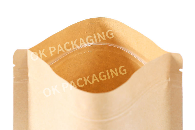 Brown kraft paper bag with window (5)