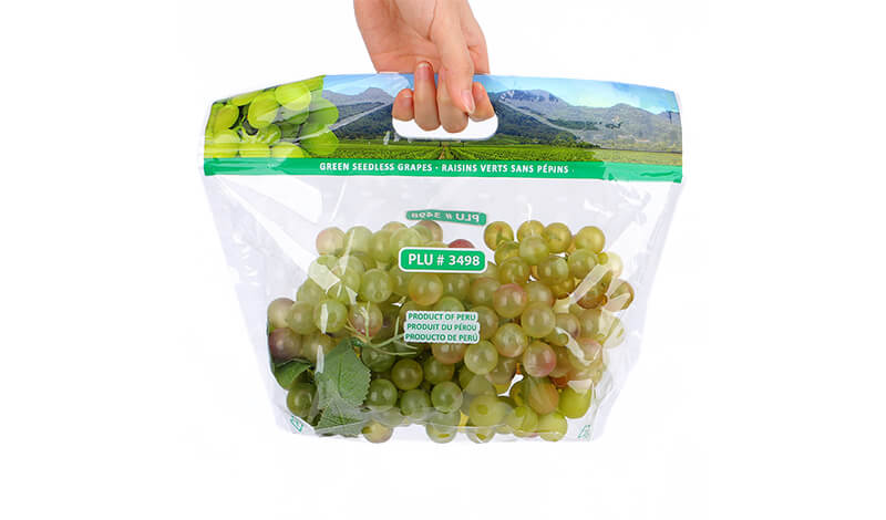 Custom Clear Pack with Vent Hole Plastic Fruit Bag - China Plastic Bag with  Hole, Plastic Clear Bag